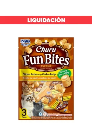 Churu Fun Bites Gatos con Pollo (Vence: 10/09/2025)
