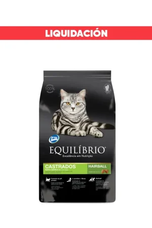 Equilibrio Gatos Castrados Adultos 1.5 Kg (Vence: 18/09/2025)