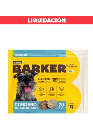 Barker Cordero Comida Congelada BARF (20 und) 1 Kg (Vence: 08/11/2025)