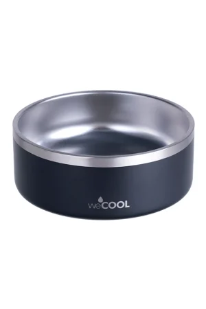 WeCOOL Dog Bowl Ácero Inoxidable 32 oz (0.95 lt) Negro