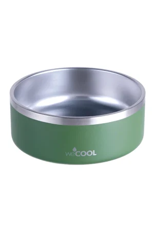 WeCOOL Dog Bowl Ácero Inoxidable 32 oz (0.95 lt) Verde