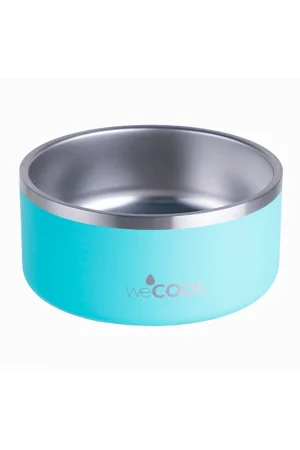 WeCOOL Dog Bowl Ácero Inoxidable 64 oz (1.89 lt) Turquesa