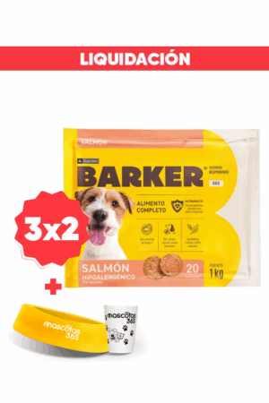 Barker Salmón Comida Congelada BARF (20 und) 1 Kg (Vence: 06/11/2025)