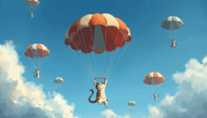 los gatos en paracaidas de borneo son una historia fascinante