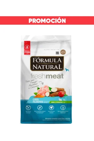 Fórmula Natural Fresh Meat Perros Cachorro Raza Pequeña 2.5 Kg