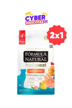 Fórmula Natural Fresh Meat Gatos Castrados Salmón 1 kg