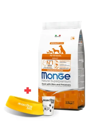 Monge Canine Adulto Pato, Arroz y Papa 2.5 Kg