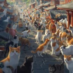 Aoshima es una de las isla de gatos de Japón