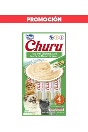 Churu Gatos Atún con Pollo x 4 tubitos
