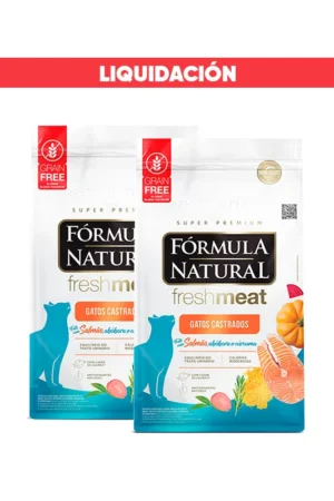 Fórmula Natural Fresh Meat Gatos Castrados Salmón 1 kg (Vence: 23/02/26)