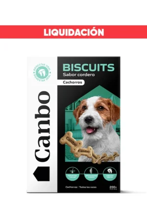 Canbo Biscuits Cachorros Cordero Caja 200 gr (Vence: 22/03/2026)