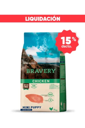 Bravery Chicken Mini Puppy Small Breeds 7 Kg (Vence: 23/04/2026)