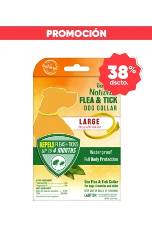 Collar Antipulgas TropiClean Flea & Tick Large