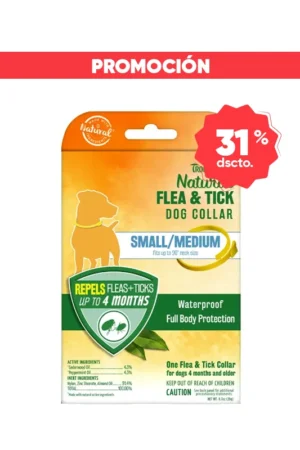 Collar Antipulgas TropiClean Flea & Tick Small/Medium