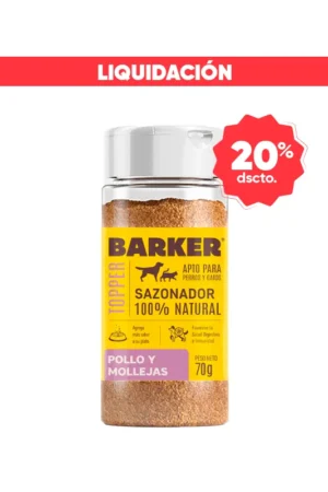 Barker Sazonador Pollo y Mollejas 70 gr (Vence: 29/04/2026)