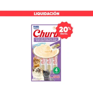 Churu Gatos Pollo con Camarón x 4 tubitos (Vence: 02/04/2026)