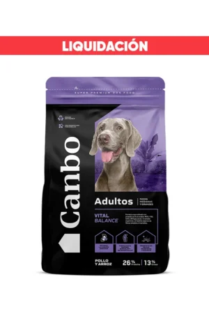 Canbo Dog Adulto Raza Mediana y Grande Pollo y Arroz 3 Kg (Vence: 16/07/2026)