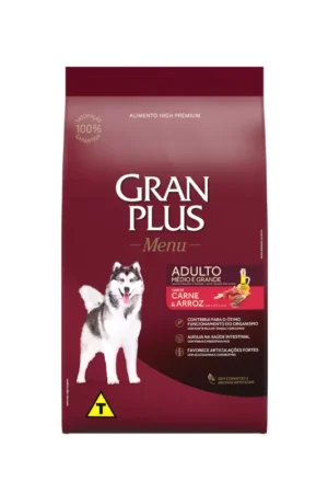 Comida para perros adultos Gran Plus para razas medianas y grandes
