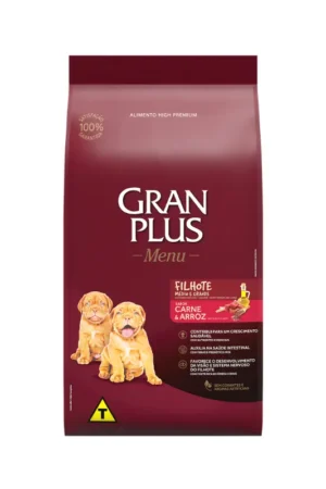 Comida para perros cachorros Gran Plus razas medianas y grandes