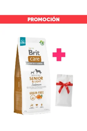 Brit Care Perro Senior & Light Grain-Free Salmon 12 Kg