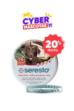 Seresto collar antipulgas perros grandes (>8 Kg)