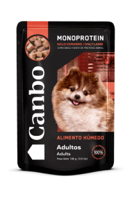 Comida húmeda para perros Adultos Canbo trocitos de cordero en salsa